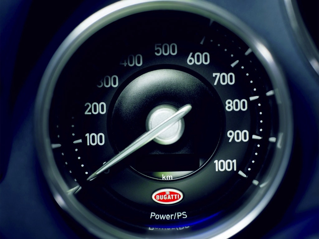 Bugatti Veyron power meter