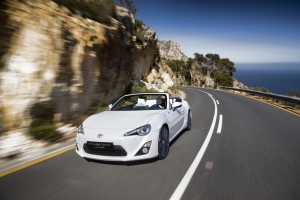 White Scion FRS Convertible