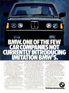 BMW E21 ad