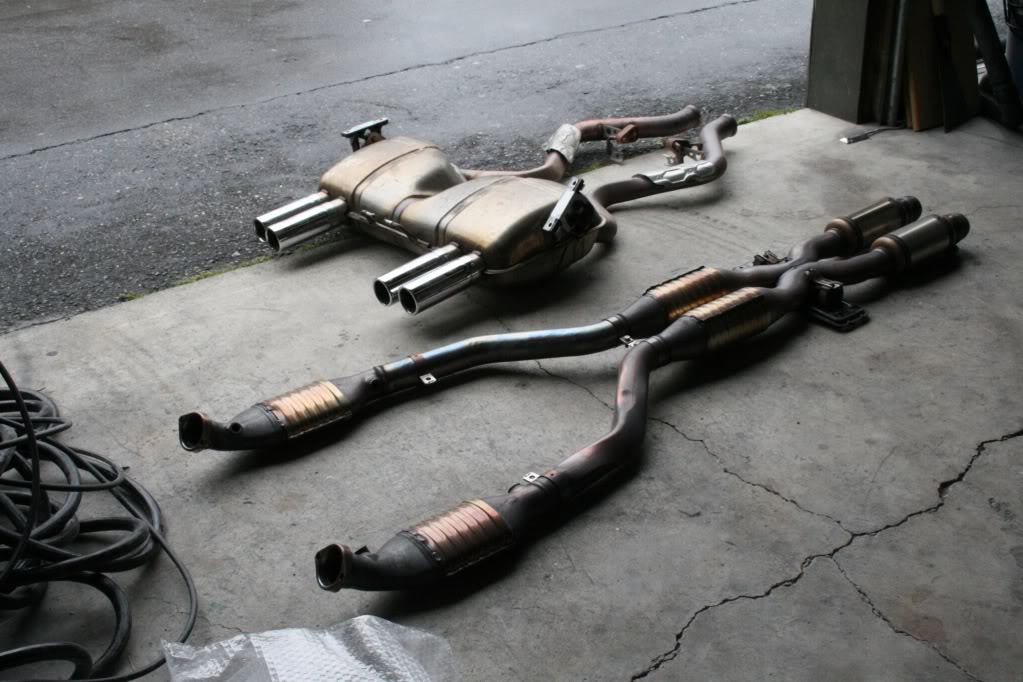 S65 Stock Exhaust