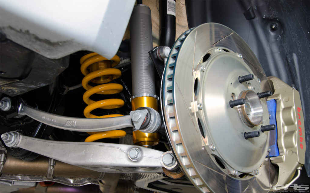 Rear Coilover Suspension on an E92 M3
