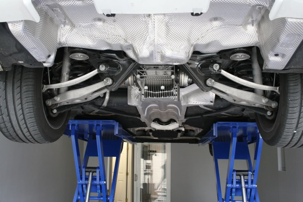 View of E92 M3 Rear Suspension